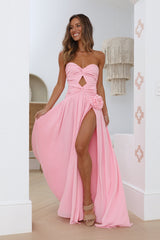 Runaway The Label Rosette Gown Pink
