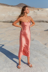 Haeda Maxi Dress Rose
