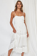 I See You Midi Dress White