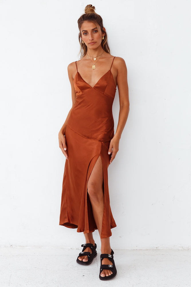 Bambino Maxi Dress Brown