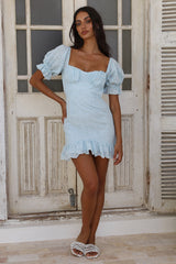 Country Views Dress Blue