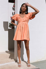 Stolen Heart Dress Orange