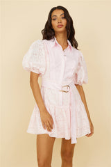 Against The Tides Dress Pink